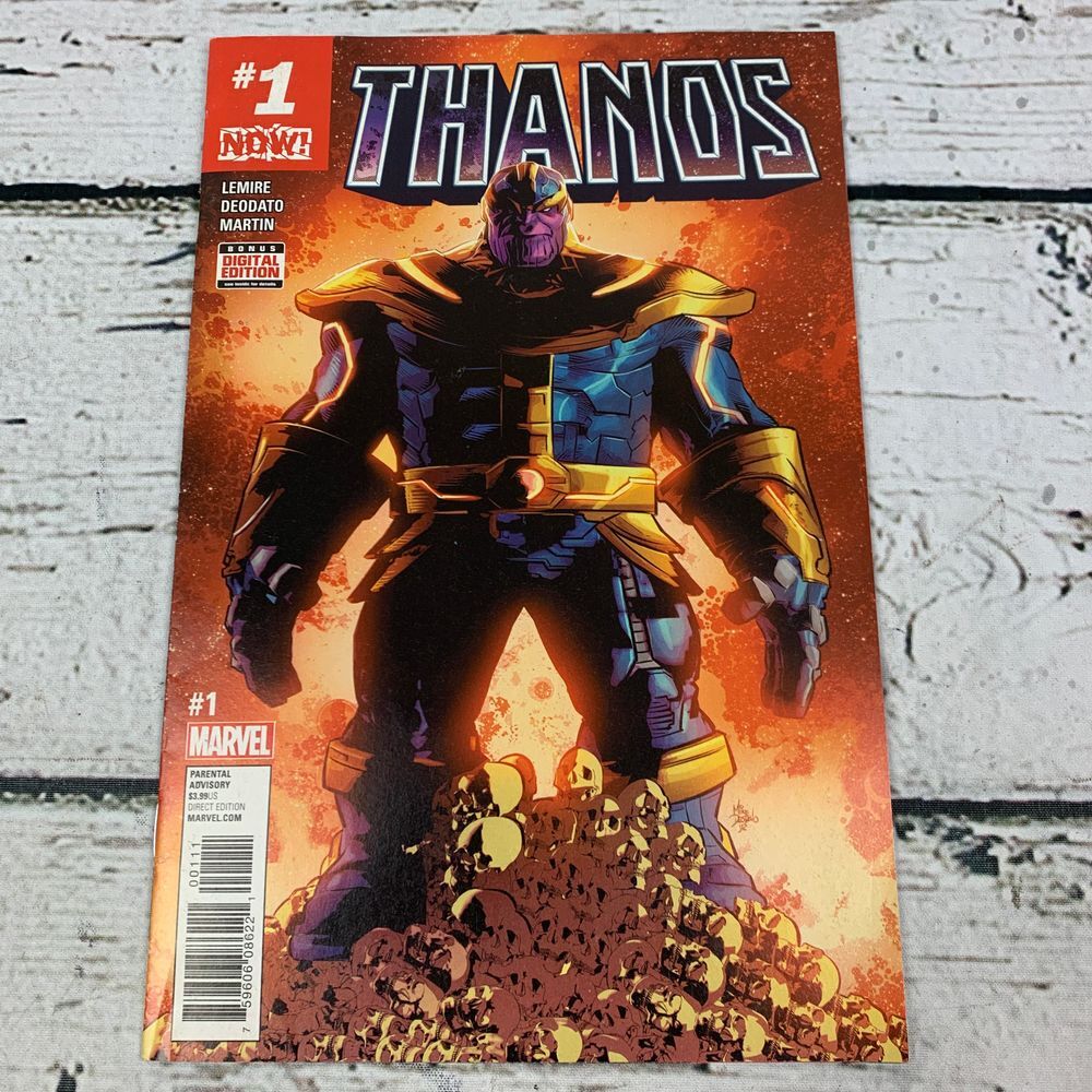 Marvel Thanos #1 Comic Book First Issue Lemire Deodato Martin 2016